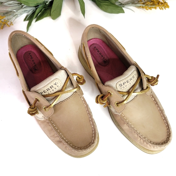 Sperry Tan Top-sider Boat Shoes Size 6 - Picture 2 of 8